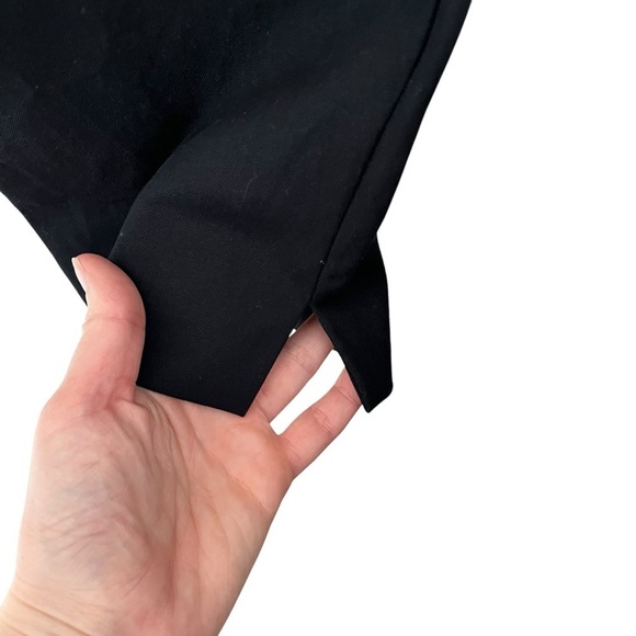 LAFAYETTE 148 Lexington Cropped Straight Leg Black Trouser Pants - Picture 7 of 11